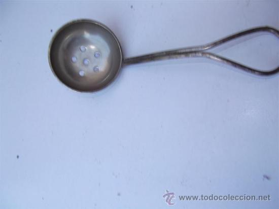 Antig&uuml;edades: cazo colador de alpacar - Foto 1