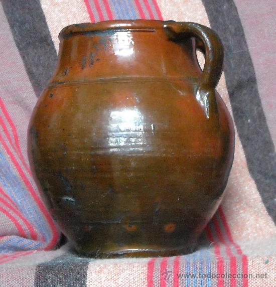 Antig&uuml;edades: PUCHERO MANCHEGO DE DOS ASAS - Foto 2