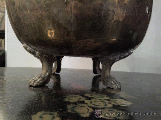 Antig&uuml;edades: Antiguo centro de mesa en metal - Foto 10