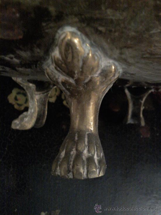 Antig&uuml;edades: Antiguo centro de mesa en metal - Foto 8
