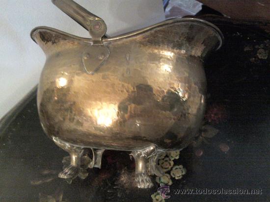 Antig&uuml;edades: Antiguo centro de mesa en metal - Foto 4
