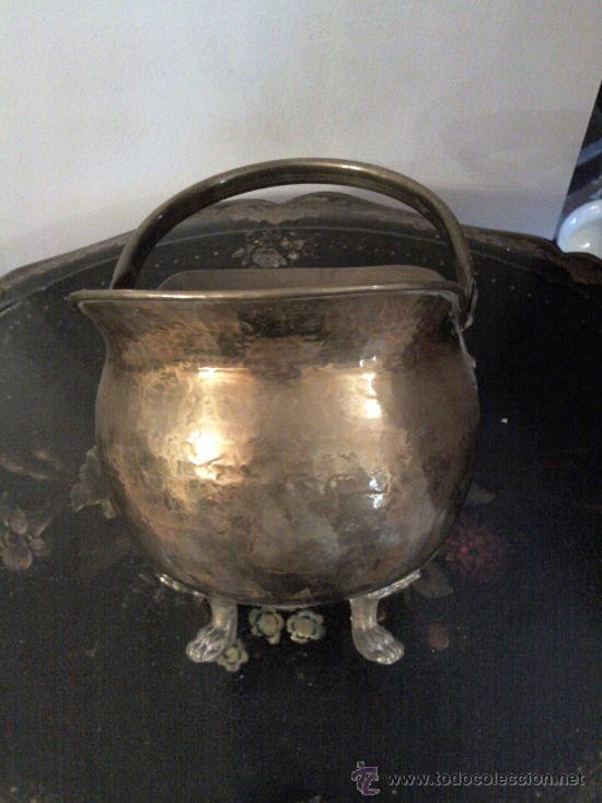 Antig&uuml;edades: Antiguo centro de mesa en metal - Foto 6