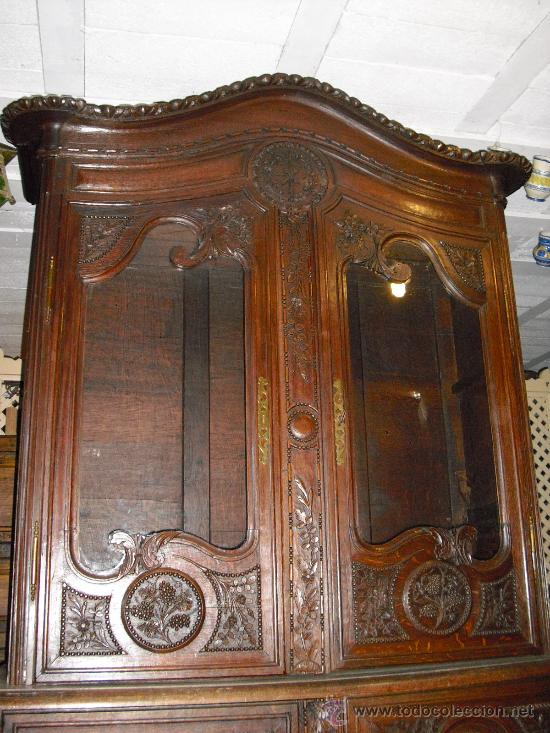 Antig&uuml;edades: vitrina de roble - Foto 3