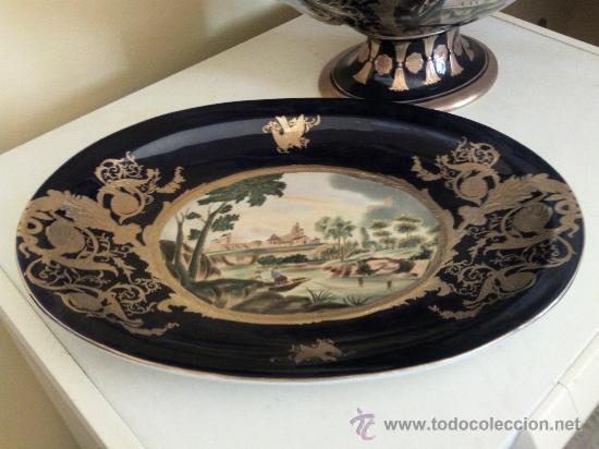 Antig&uuml;edades: Gran sopera con plato marca S&eacute;vres - Foto 5