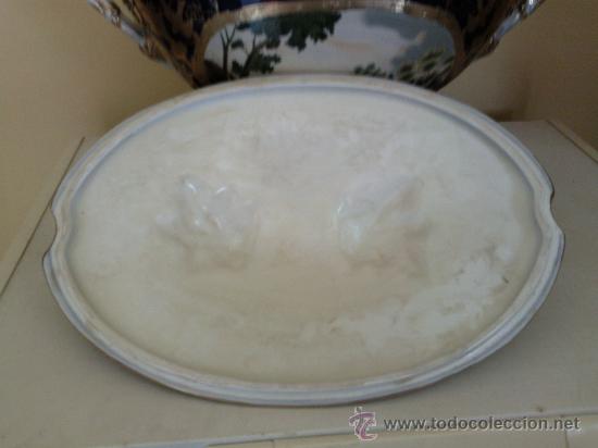 Antig&uuml;edades: Gran sopera con plato marca S&eacute;vres - Foto 20