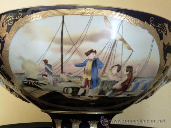 Antig&uuml;edades: Gran sopera con plato marca S&eacute;vres - Foto 11