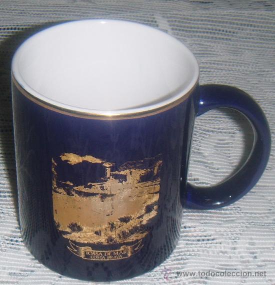 Antig&uuml;edades: taza recuerdo de tossa de mar  ceramicas angulo - Foto 1