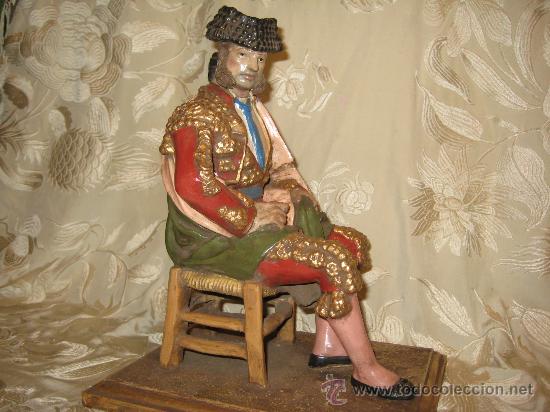 Antig&uuml;edades: Torero de terracota ( nuevo ) - Foto 3