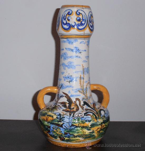 Antig&uuml;edades: JARRON, ANFORA DE CERAMICA DE TALAVERA - Foto 1