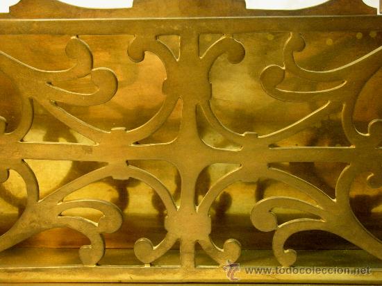 Antig&uuml;edades: TARJETERO ANTIGUO DE BRONCE - Foto 4