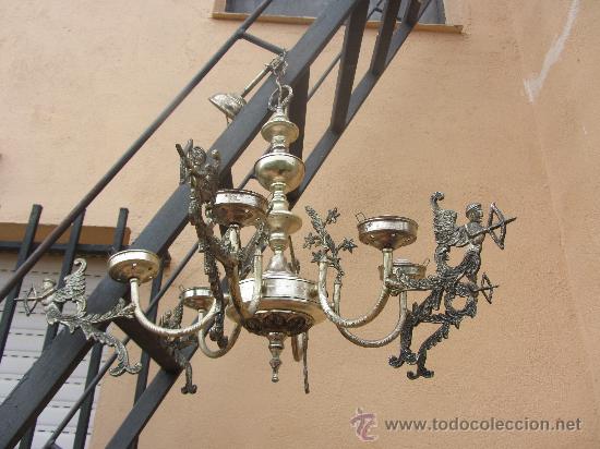 Antig&uuml;edades: ANTIGUA LAMPARA DE TECHO - Foto 4