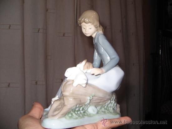 Antig&uuml;edades: Porcelana Lladro NAO NUEVA - Foto 2