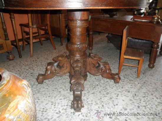 Antig&uuml;edades: MESA OVALADA DE ROBLE - Foto 2