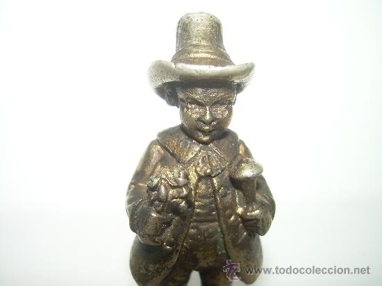 Antig&uuml;edades: ANTIGUA FIGURA DE BRONCE. - Foto 1