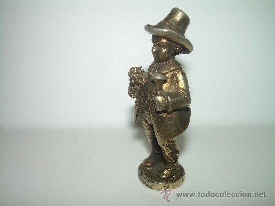 Antig&uuml;edades: ANTIGUA FIGURA DE BRONCE. - Foto 4