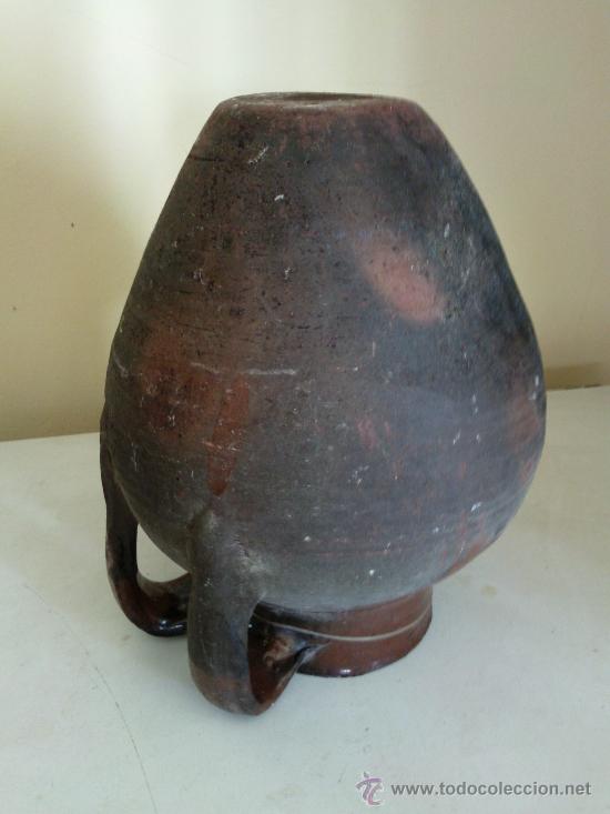 Antig&uuml;edades: Antiguo puchero de barro con dos asas - Foto 9