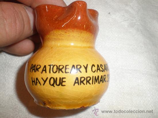 Antig&uuml;edades: jarra en miniatura de barro - Foto 4