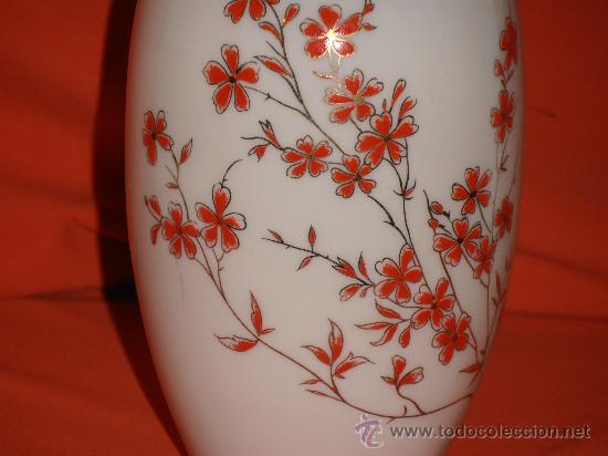 Antig&uuml;edades: FLORERO DE PORCELANA SANBO - Foto 2