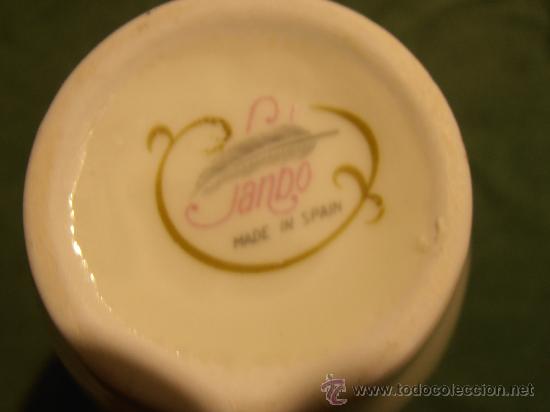 Antig&uuml;edades: FLORERO DE PORCELANA SANBO - Foto 3