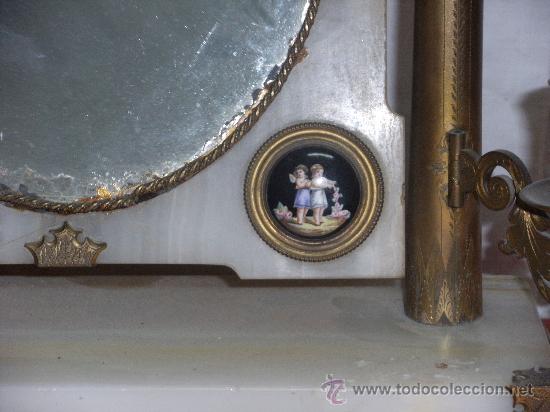 Antig&uuml;edades: Espejo imperio de mesa - Foto 3
