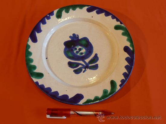 Antig&uuml;edades: PLATO DE CERAMICA DE GRANADA , - Foto 1