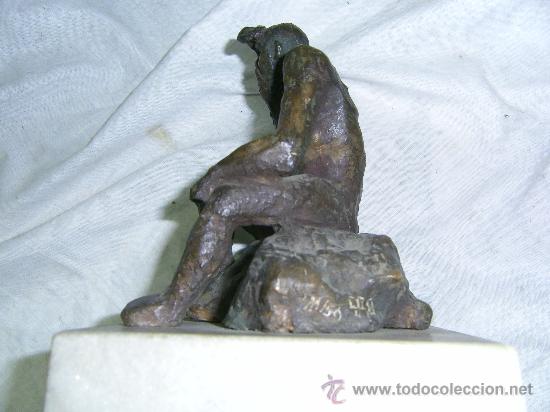 Antig&uuml;edades: FIGURA DE HOMBRE EN BRONCE - Foto 2
