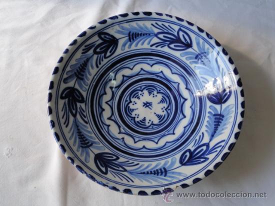 Antig&uuml;edades: DECORATIVO LEBRILLO DE TALAVERA. - Foto 1