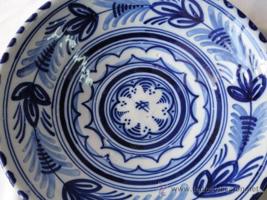 Antig&uuml;edades: DECORATIVO LEBRILLO DE TALAVERA. - Foto 2