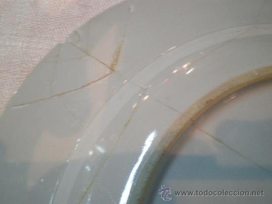 Antig&uuml;edades: plato chino en porcelana - Foto 4