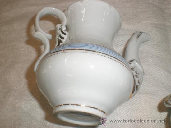 Antig&uuml;edades: juego de moca de porcelana - Foto 2