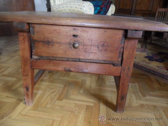 Antig&uuml;edades: MESA TOCINERA CASTELLANA SIGLO XIX - Foto 1