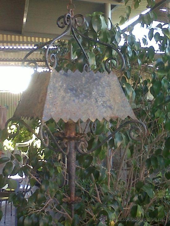 Antig&uuml;edades: FAROL DE FORJA. - Foto 1