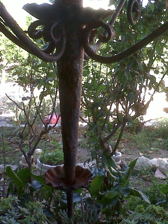 Antig&uuml;edades: FAROL DE FORJA. - Foto 2