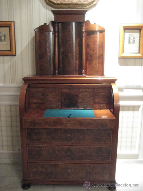 Antig&uuml;edades: Escritorio Biedermeier - Foto 2