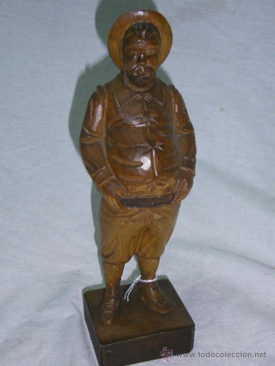 Antiques: SANCHO PANZA TALLA EN MADERA