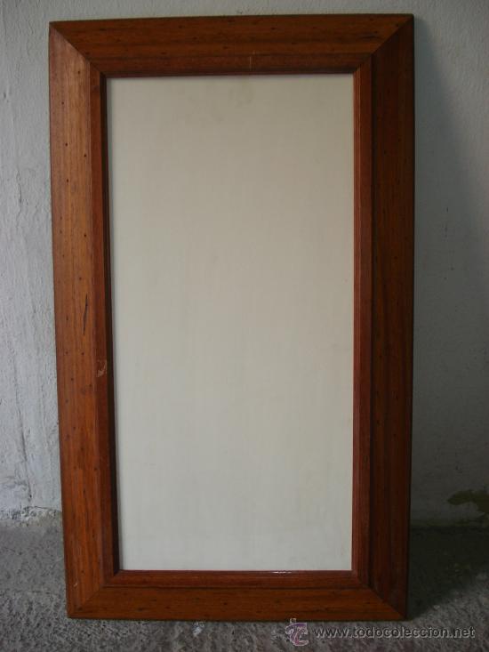 Antig&uuml;edades: MARCO MADERA ENCERADA con tabla estucada - Foto 1