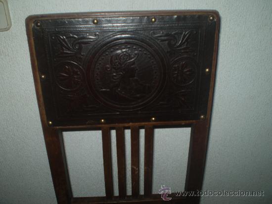 Antig&uuml;edades: SILLA  S XIX ESTILO RENACIMIENTO - Foto 2