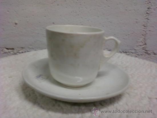 Antig&uuml;edades: TAZA O POCILLO  Y PLATO DE CAF&Eacute; - Foto 1