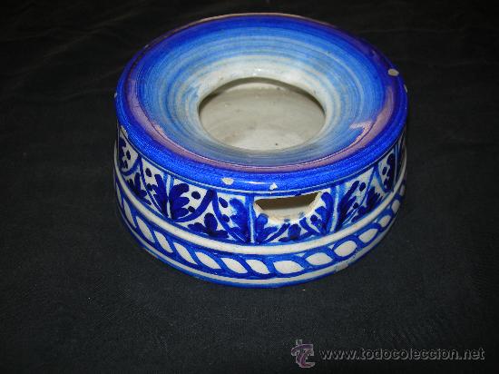 Antig&uuml;edades: ANTIGUA ESCUPITERA DE CERAMICA, MIDE 17 CMS DE DIAMETRO - Foto 1