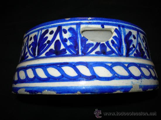 Antig&uuml;edades: ANTIGUA ESCUPITERA DE CERAMICA, MIDE 17 CMS DE DIAMETRO - Foto 2