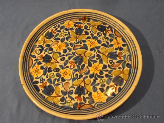 Antig&uuml;edades: GRAN PLATO DE 32 CM, MUY ANTIGUO - Foto 1