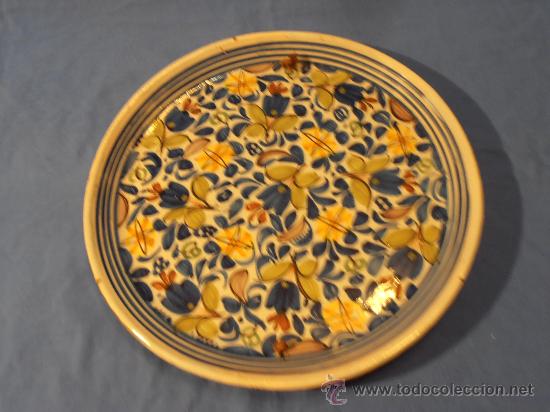 Antig&uuml;edades: GRAN PLATO DE 32 CM, MUY ANTIGUO - Foto 2