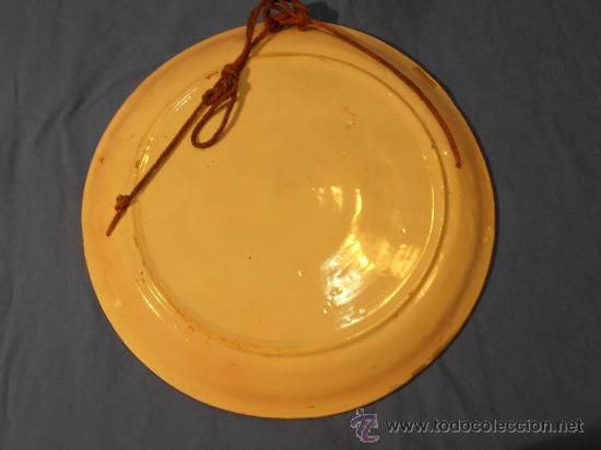 Antig&uuml;edades: GRAN PLATO DE 32 CM, MUY ANTIGUO - Foto 4