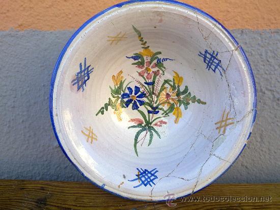 Antig&uuml;edades: ANTIGUA FUENTO O PLATO DE MANISES - Foto 1