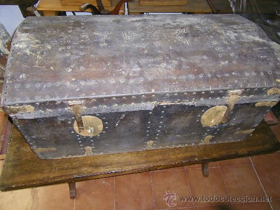 Antig&uuml;edades: BAUL DE VIAJE ANTIGUO - Foto 3