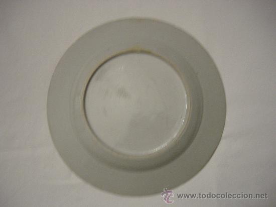 Antig&uuml;edades: R03 - Plato compania Indias con defeto - Foto 2