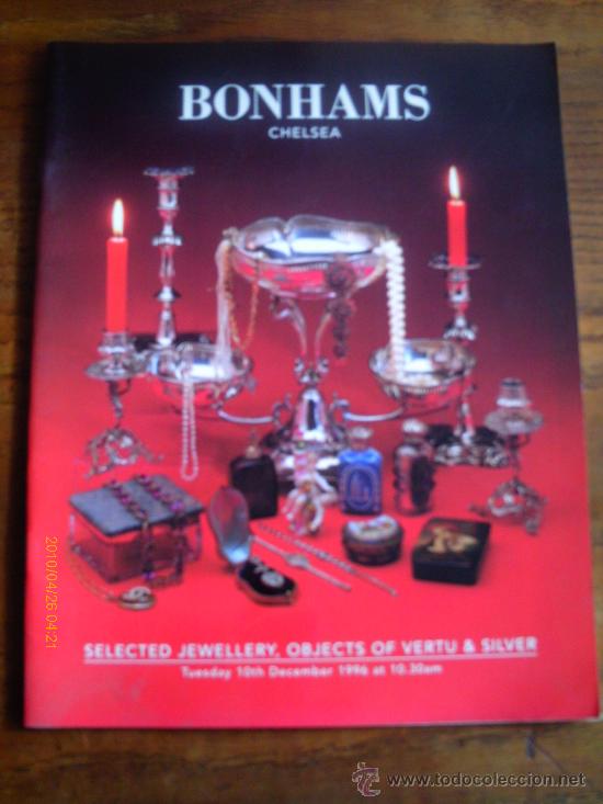 Antig&uuml;edades: SELECTED JEWELLERY,OBJECTS OF VERTU & SILVER -BONHAMS - DICIEMBRE 1996