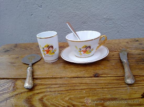 Antig&uuml;edades: ANTIGUO Y PRECIOSO JUEGO DE COMUNION. - Foto 1