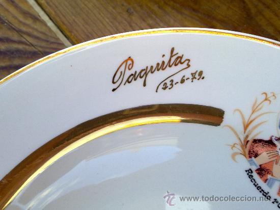 Antig&uuml;edades: PRECIOSOS 3 PLATOS DE COMUNION. - Foto 3