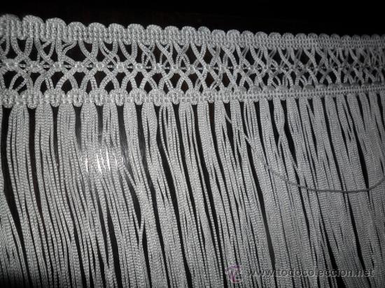 Antig&uuml;edades: FLECOS DE SEDA BLANCOS ANTIGUOS - Foto 4